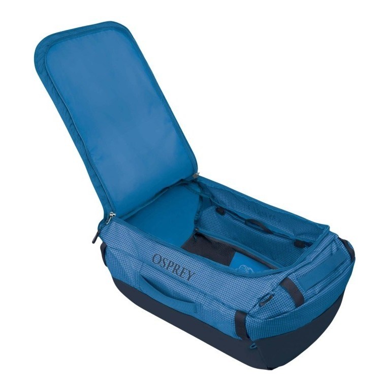 Osprey Transporter Duffel 65 Blue Flame/Scoria Blue
