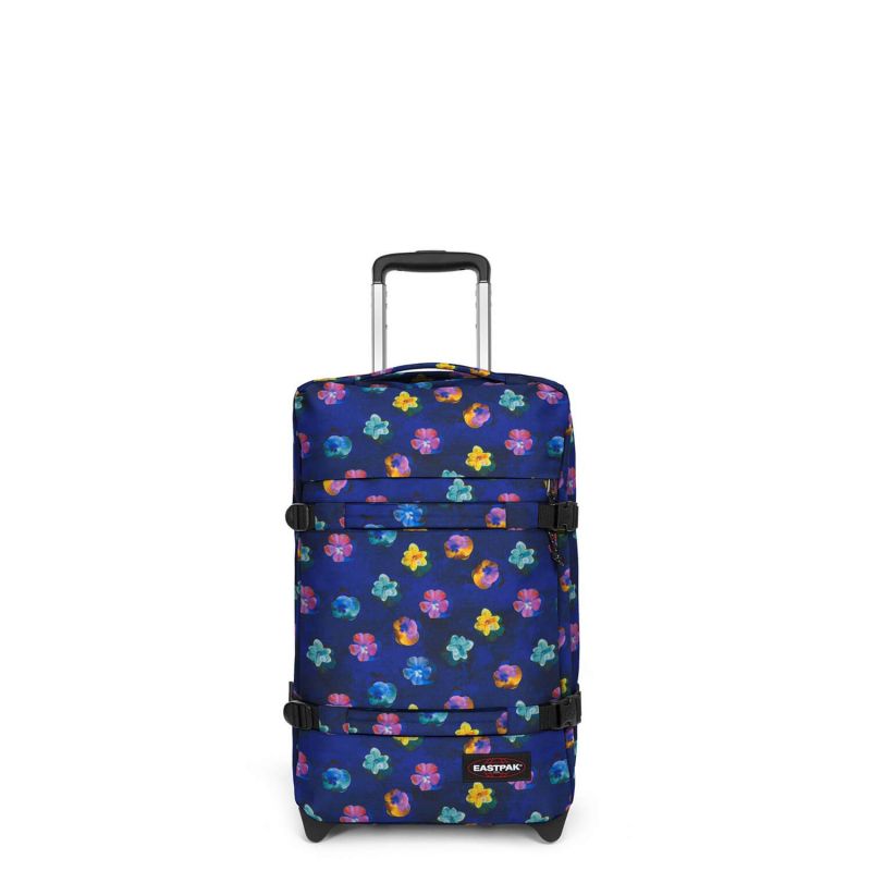 Valise cabine souple Transit'R S 51 cm Flower Blur Navy