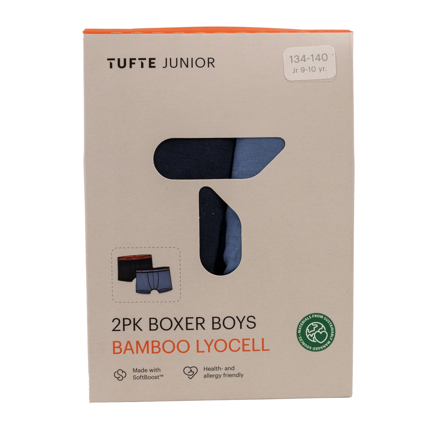 Tufte Boys Boxers 2PK<br>2pk boxer til gutter!