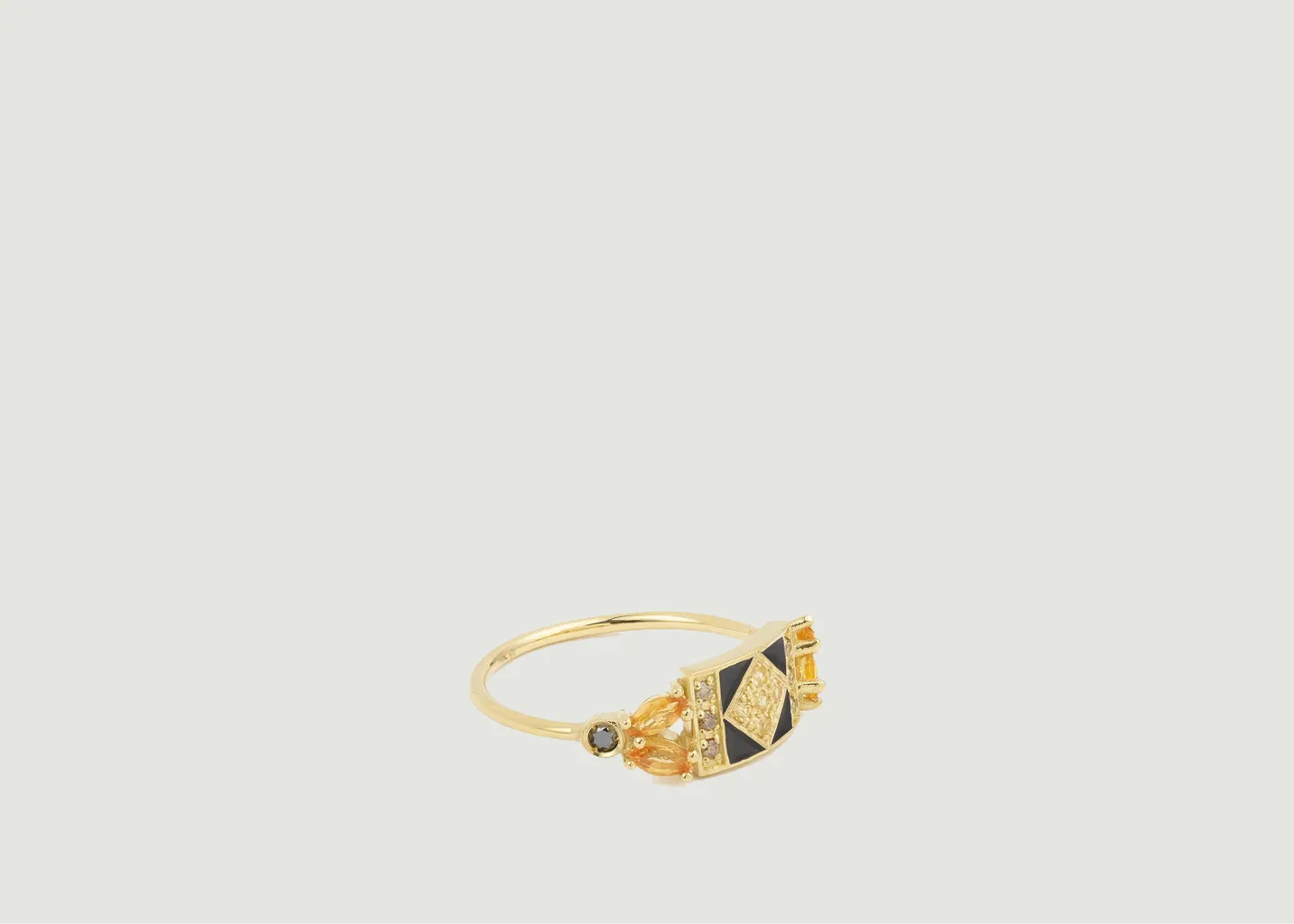 Bague Ava 2 Jaune Sophie d'Agon