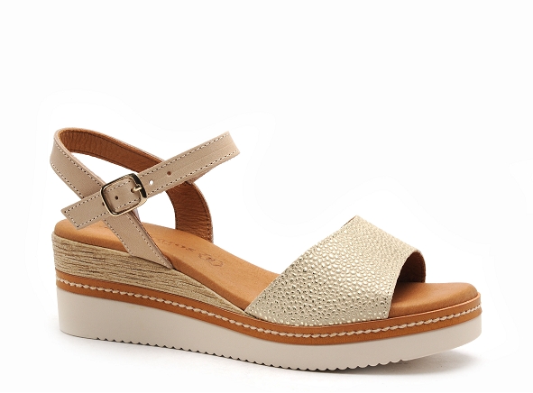 Eva frutos nu pieds talons femme 569 beige