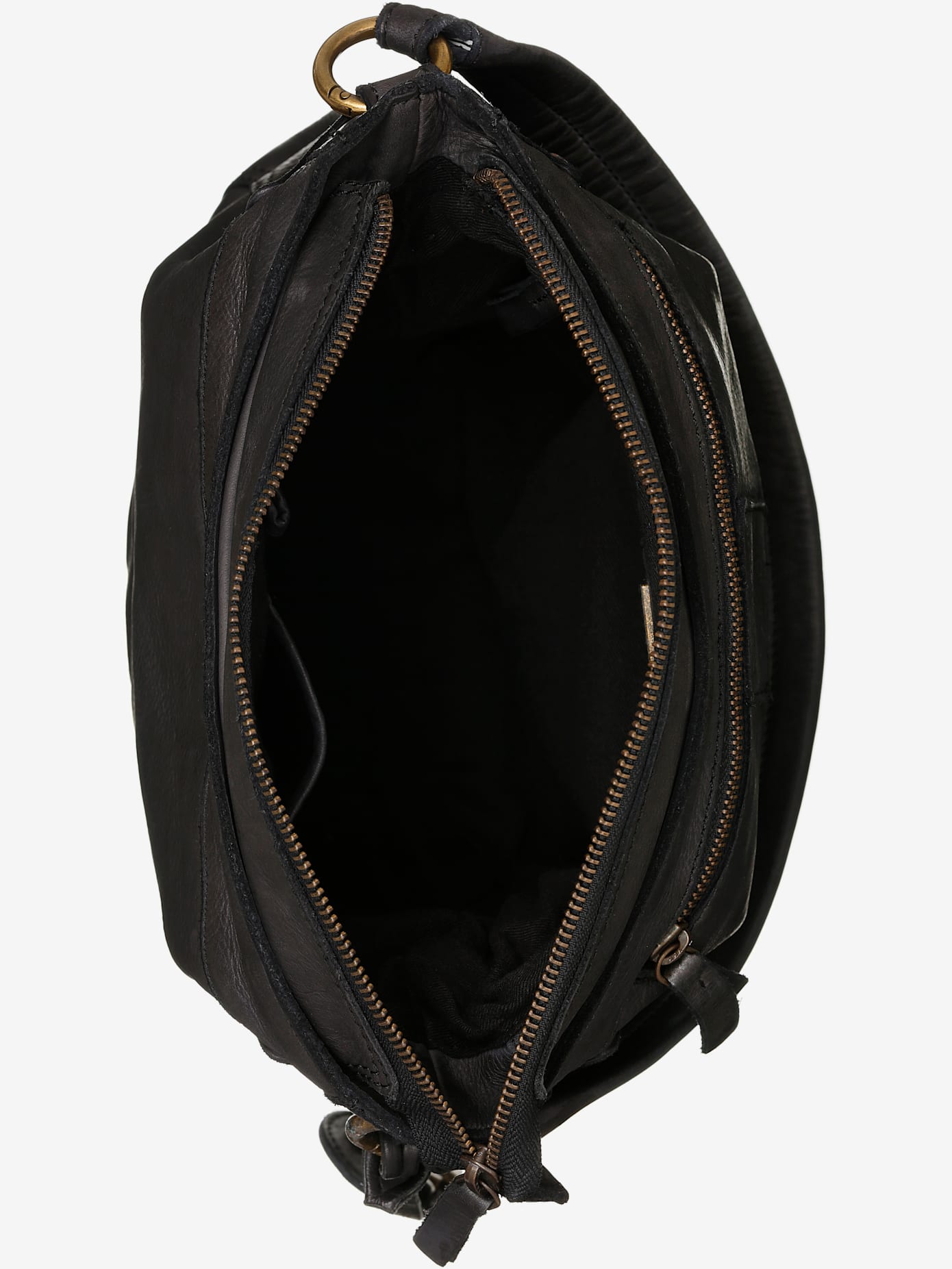 Sac hobo en cuir délavé