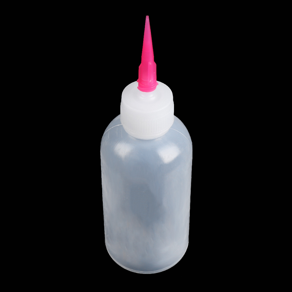 (8-tlg. Set) 50ml Dosierflasche DIY Quetsch Flasche Applikator Spritzflasche zum Backen / Basteln inkl. Präzisions Spitzen