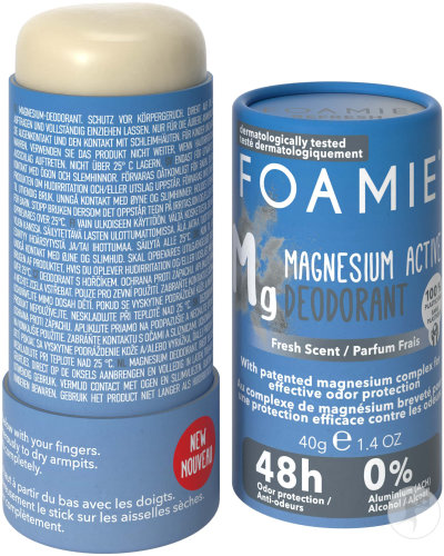 Foamie Refresh Magnesium Active Déodorant Solide 48h Parfum Frais 40g