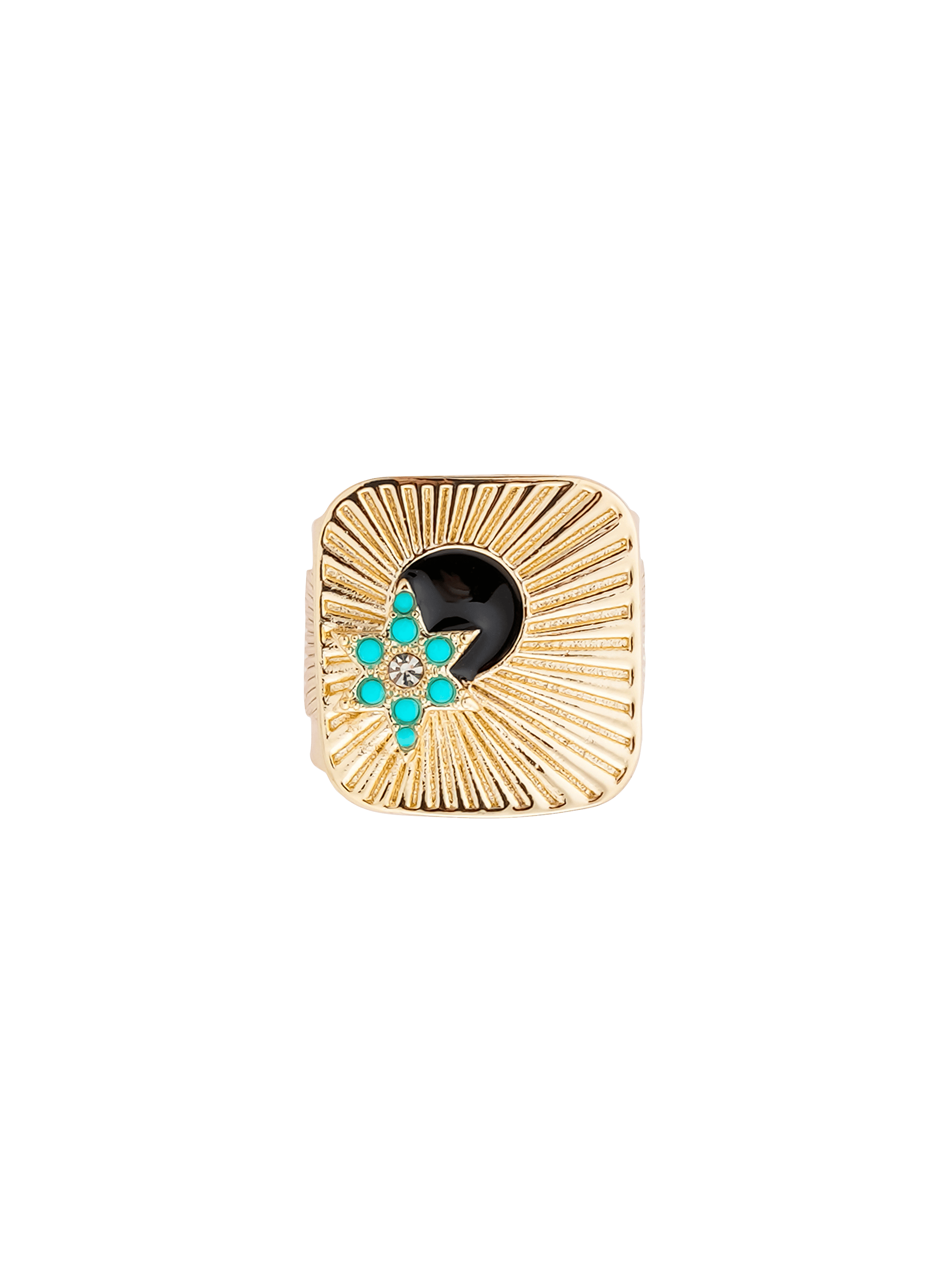 CAPRICE - Bague ajustable en laiton | Doré
