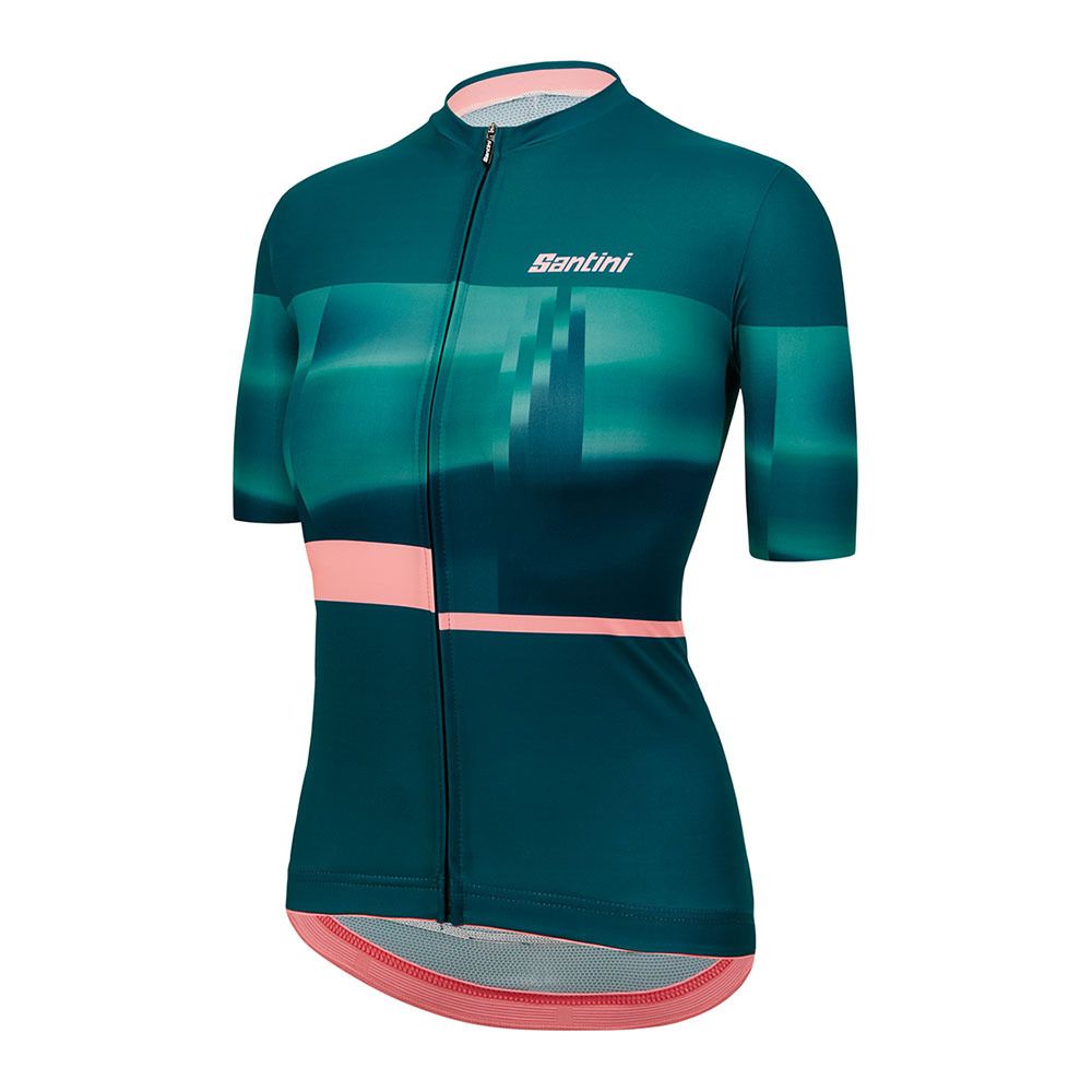 Santini MIRAGE - Maillot Femme pétrole