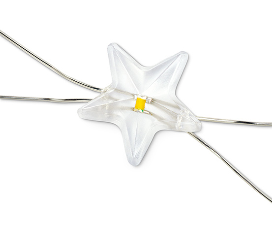 LED-Microlichterkette, Tannenzapfen