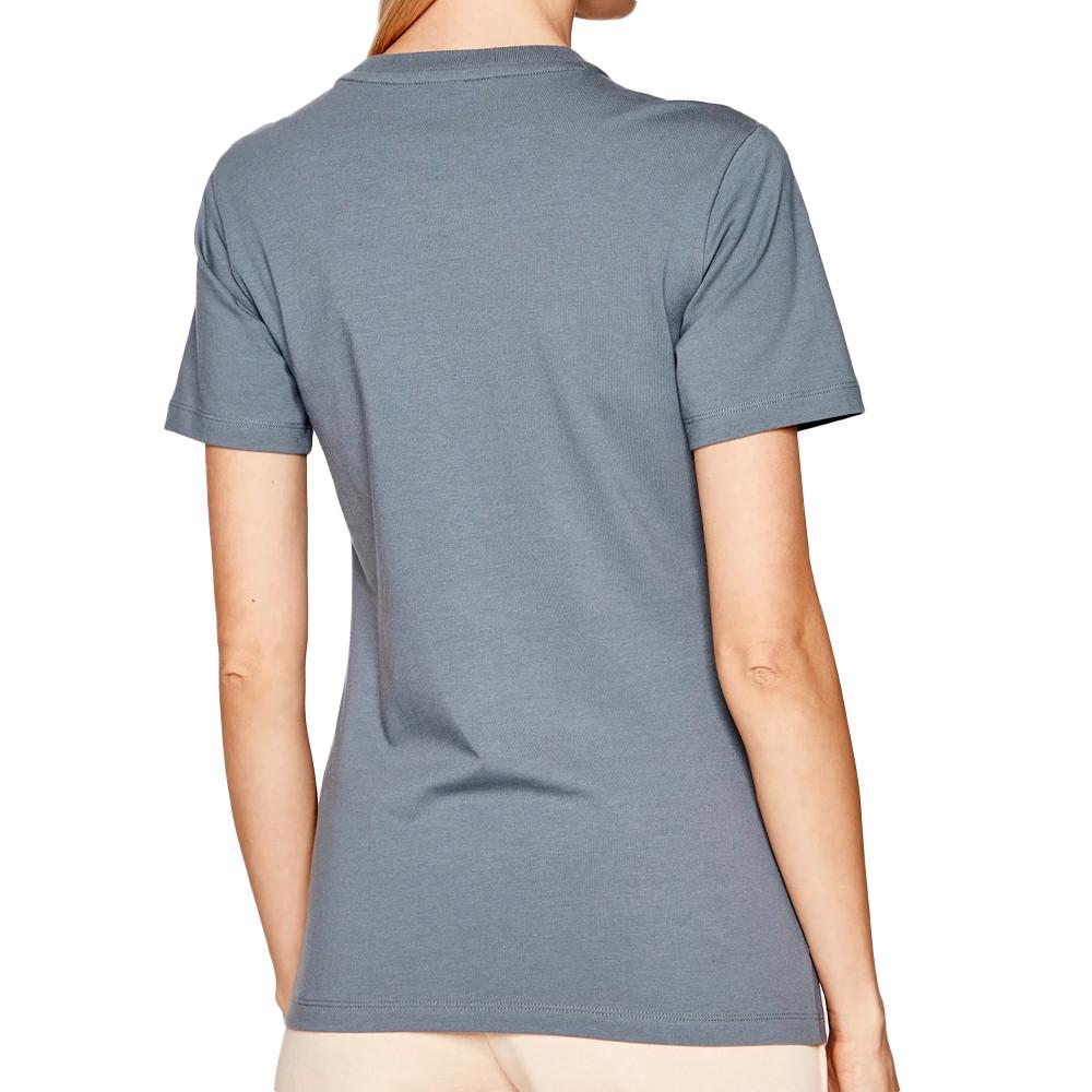 Adidas T-shirt Gris Femme Adidas Trefoil