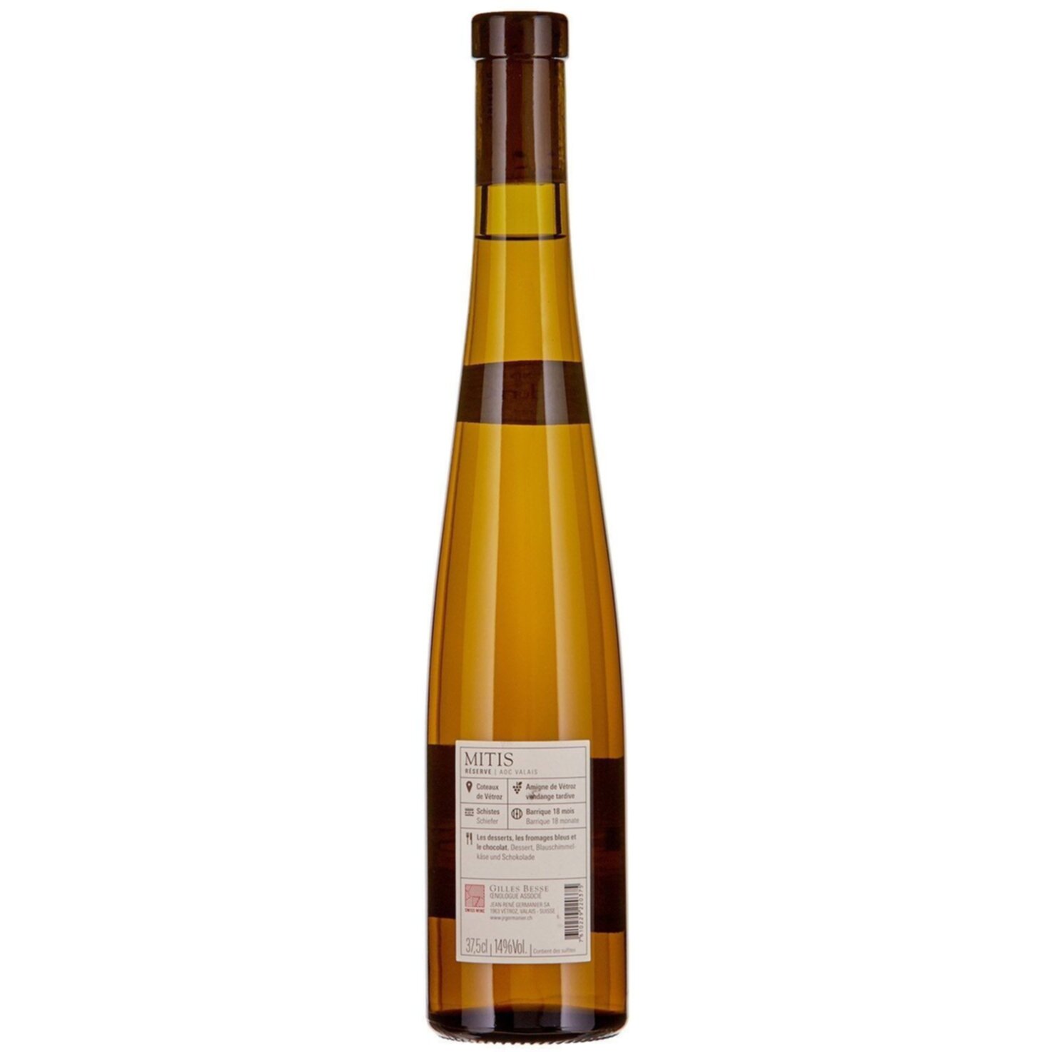 Valais AOC Amigne Mitis Grain Noble Vétroz Jean-René Germanier -37.5cl