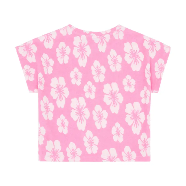 Hundred Pieces T-shirt bio en tissu éponge | Rose