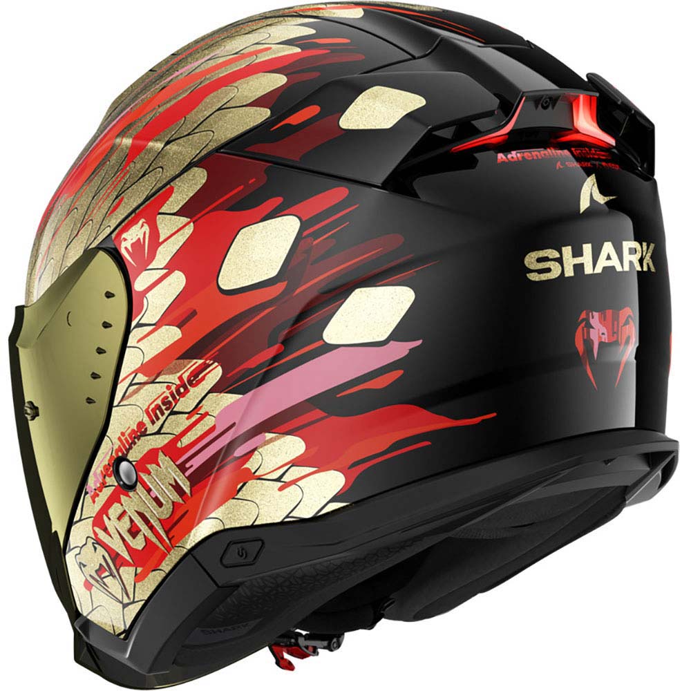 Shark - Casque Skwal i3 Jet - Venum Or / Rouge / Noir / Brillant