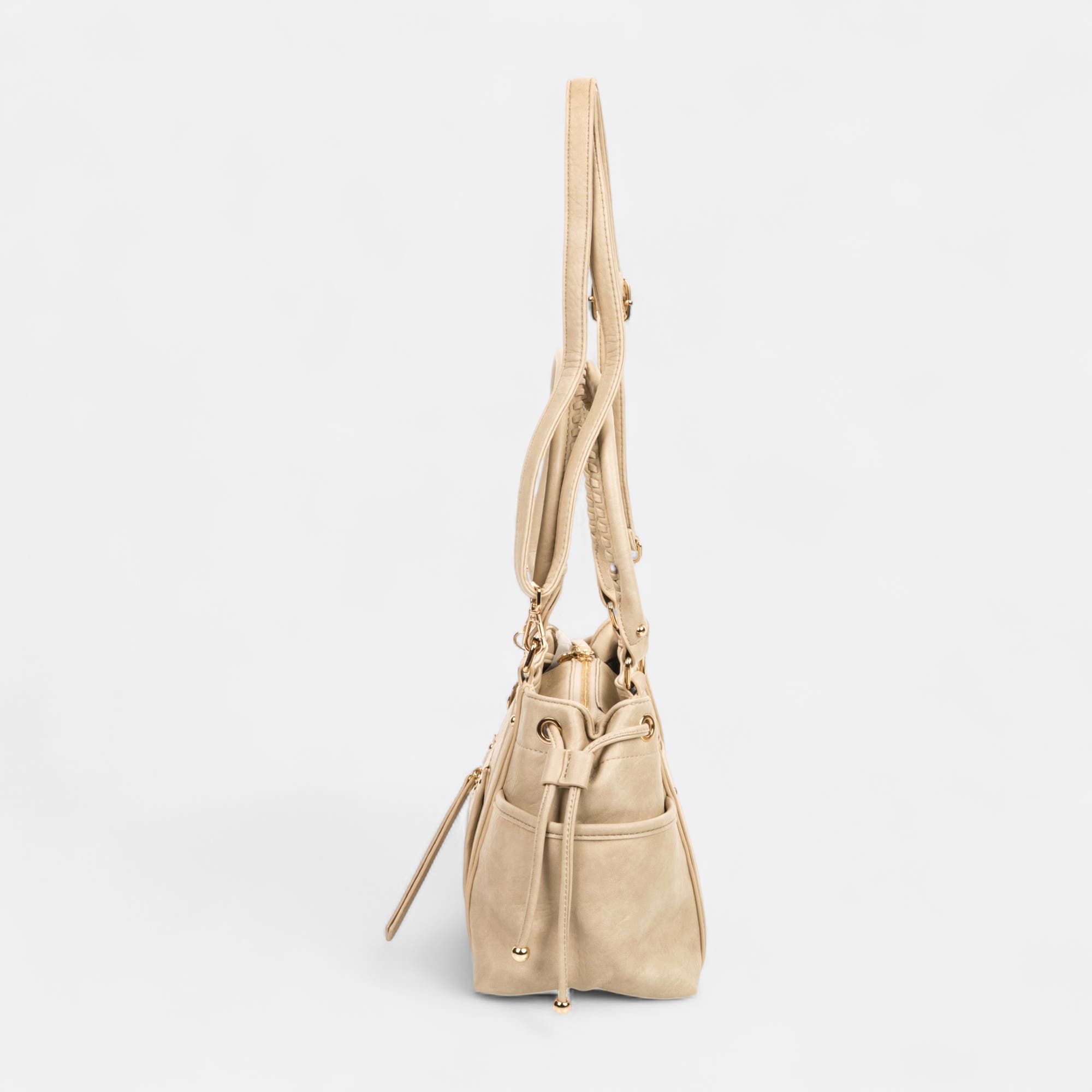 Sac à main beige