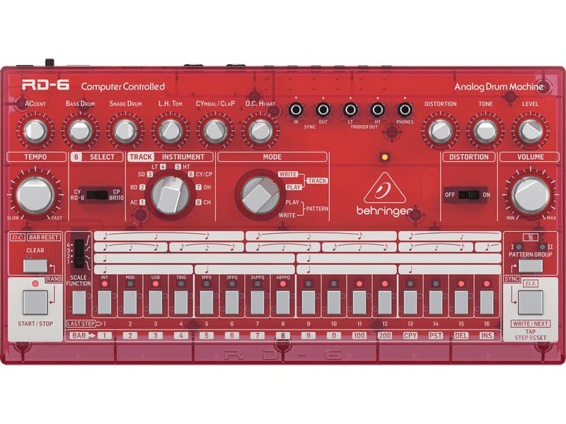 Behringer Drum Machine RD-6-SB Klassische analoge Drum Machine