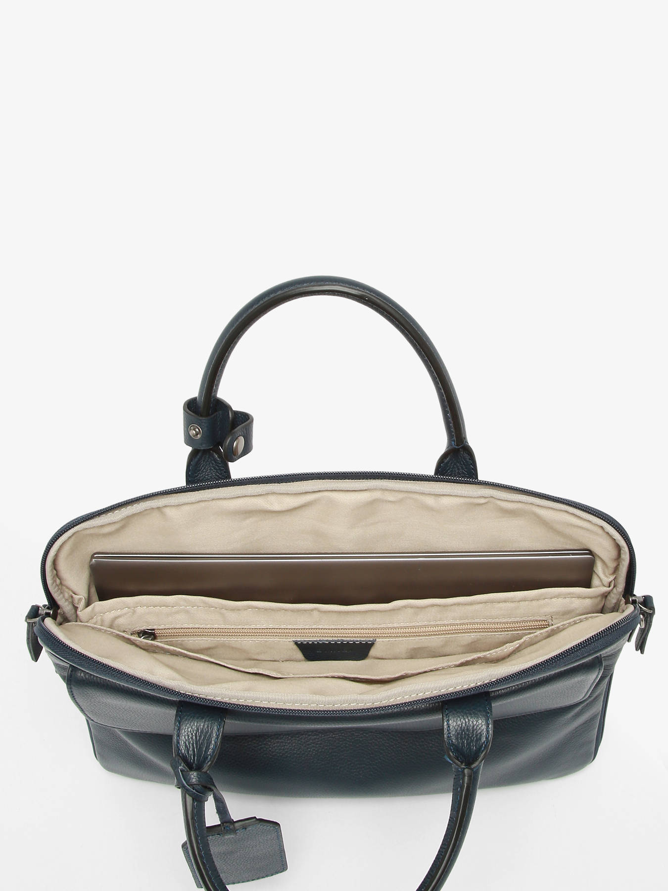 Porte-documents Flandres 1 compartiment + PC 15'' cuir ETRIER