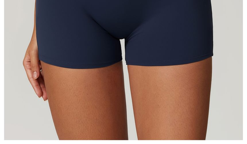 Skinniano - Hoge taille effen yogashorts