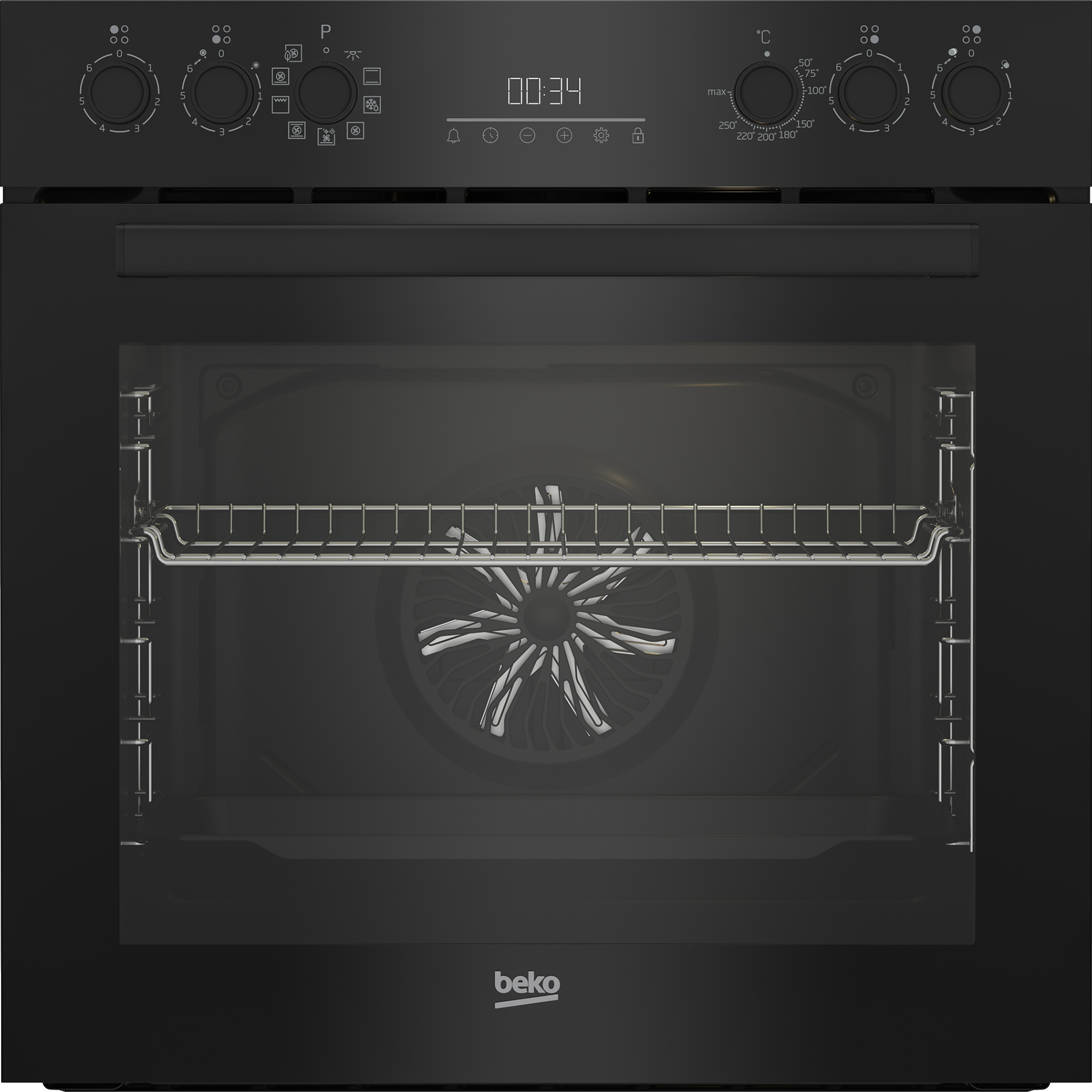 BEKO Einbau-Herdset BBUM17320B - Glasmeramik - A+