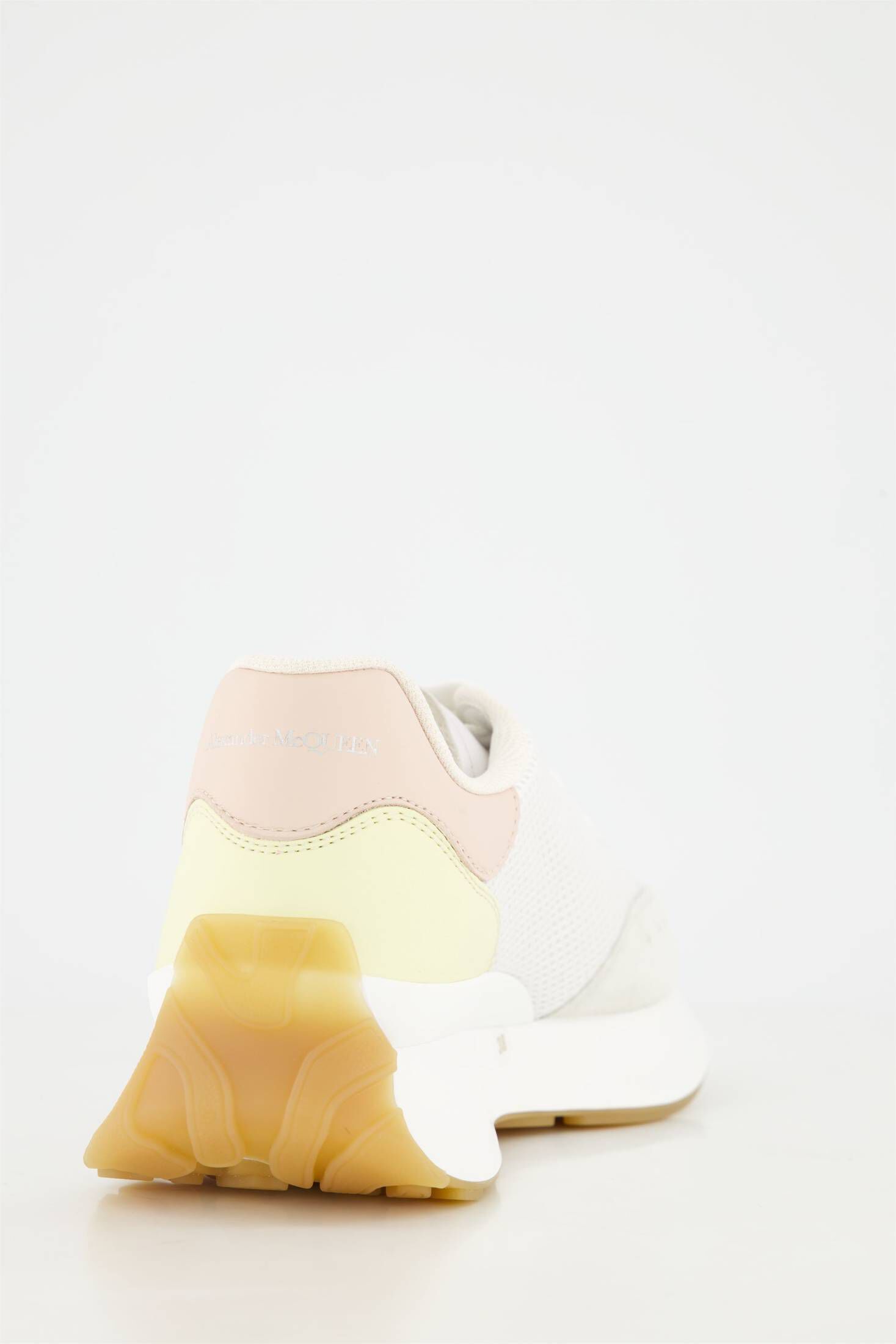 Alexander McQueen| Damen Sneaker SPRINT RUNNER im Materialmix mit Leder