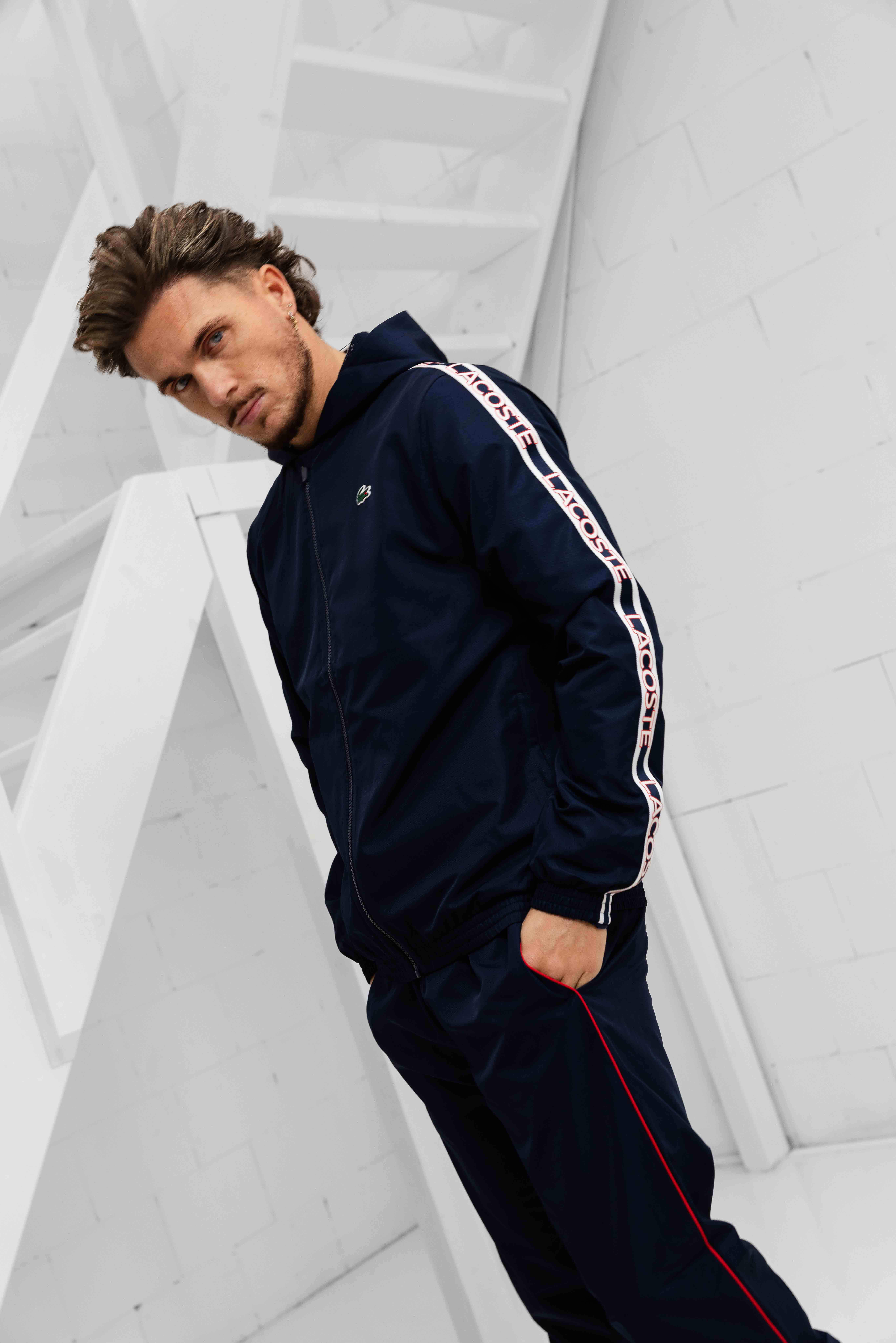 Lacoste Sport Trainingspak Heren Donkerblauw