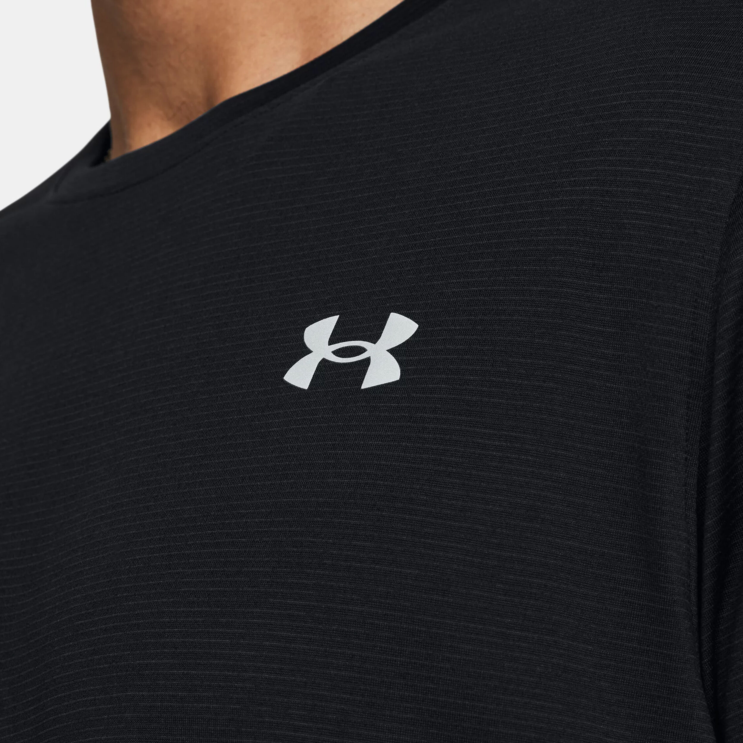 Under Armour Streaker Haut Manches Longues Hommes - Noir