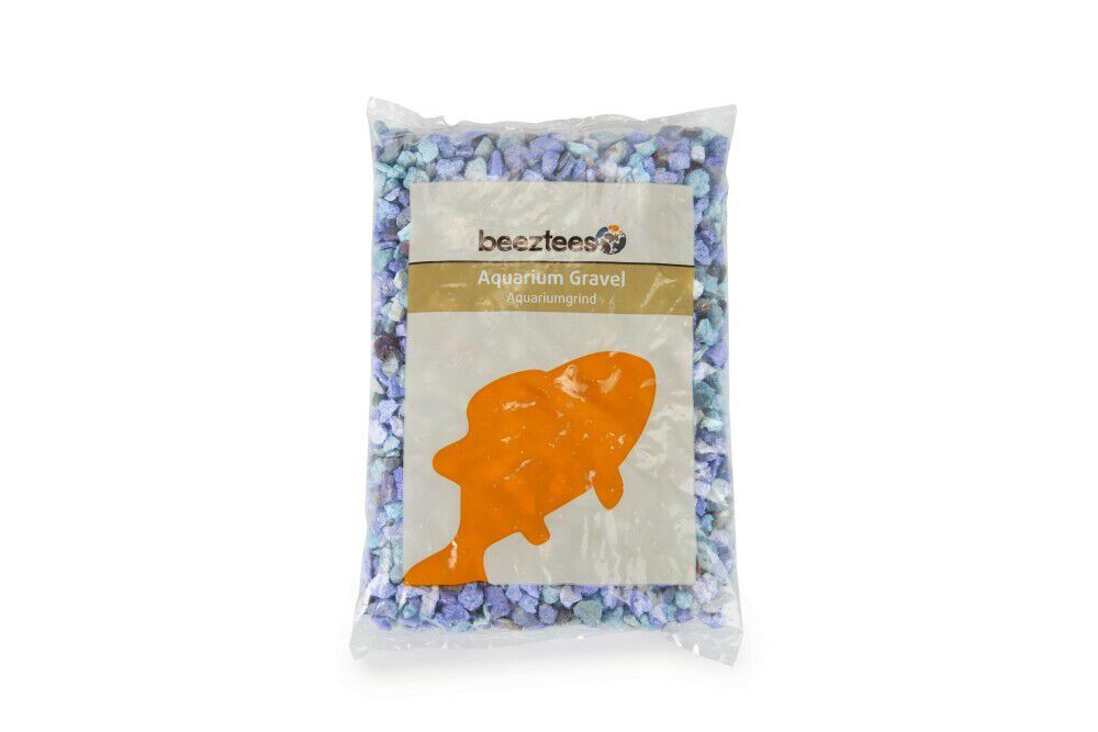 Beeztees Lux Melange - Aquariumgrind - 900 Gram - blauw