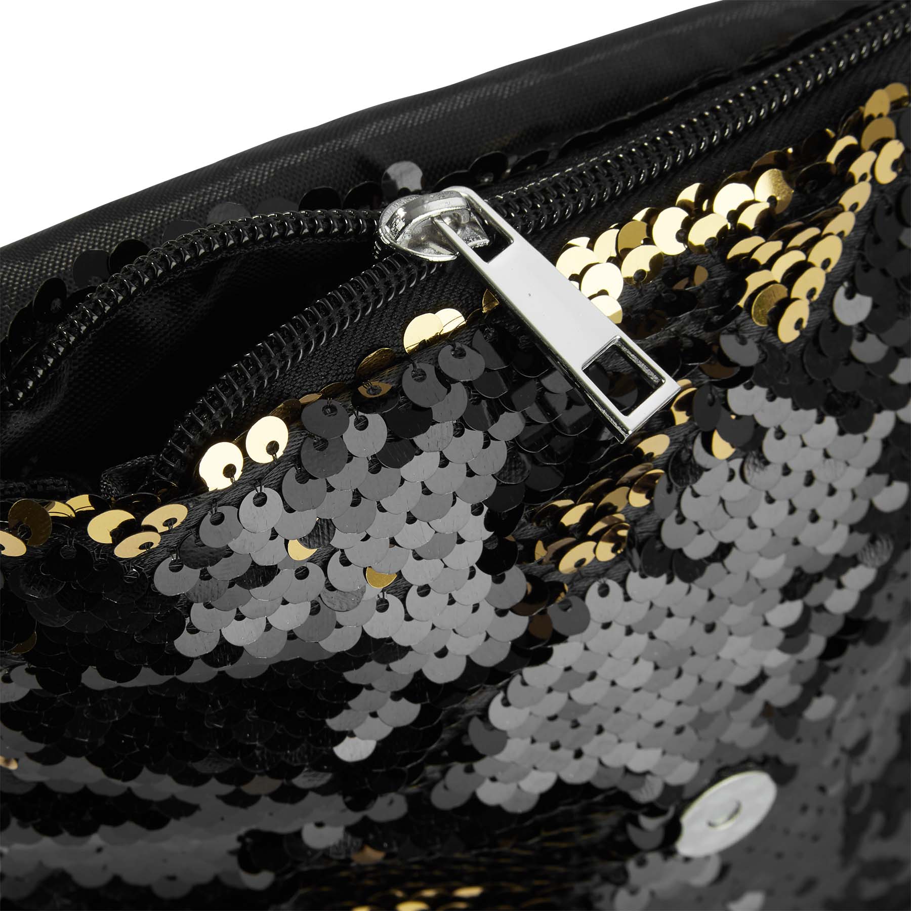 tectake® Pailletten-Handtasche