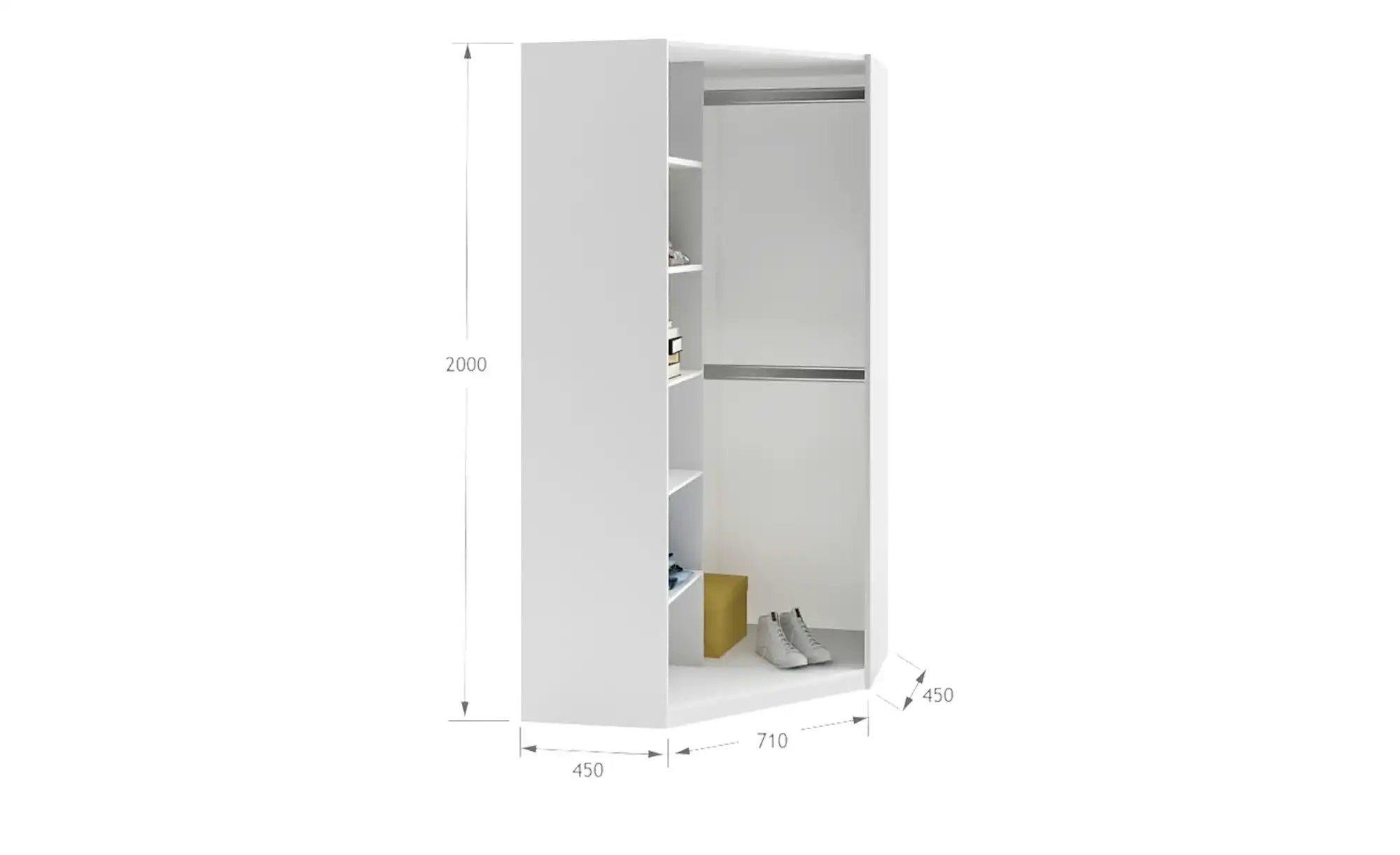 Eckschrank Fashion Pink