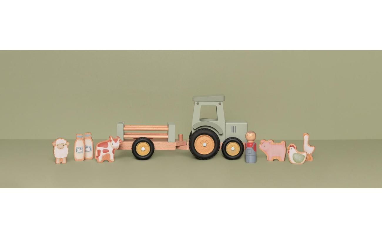 Little Dutch - Little Farm Tractor met trailer