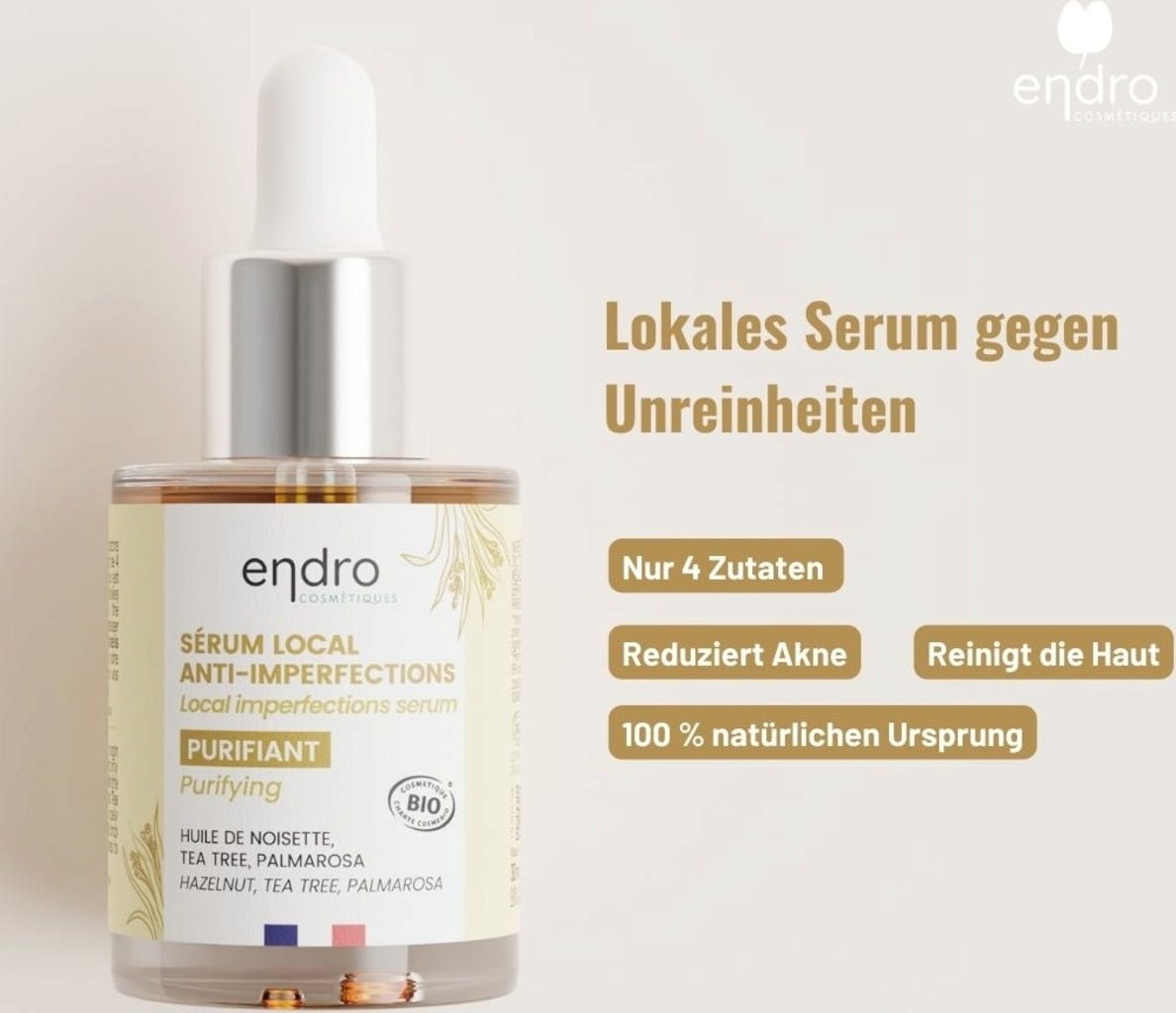 endro cosmétiques  Purifying Local Imperfections Serum, 30 ml