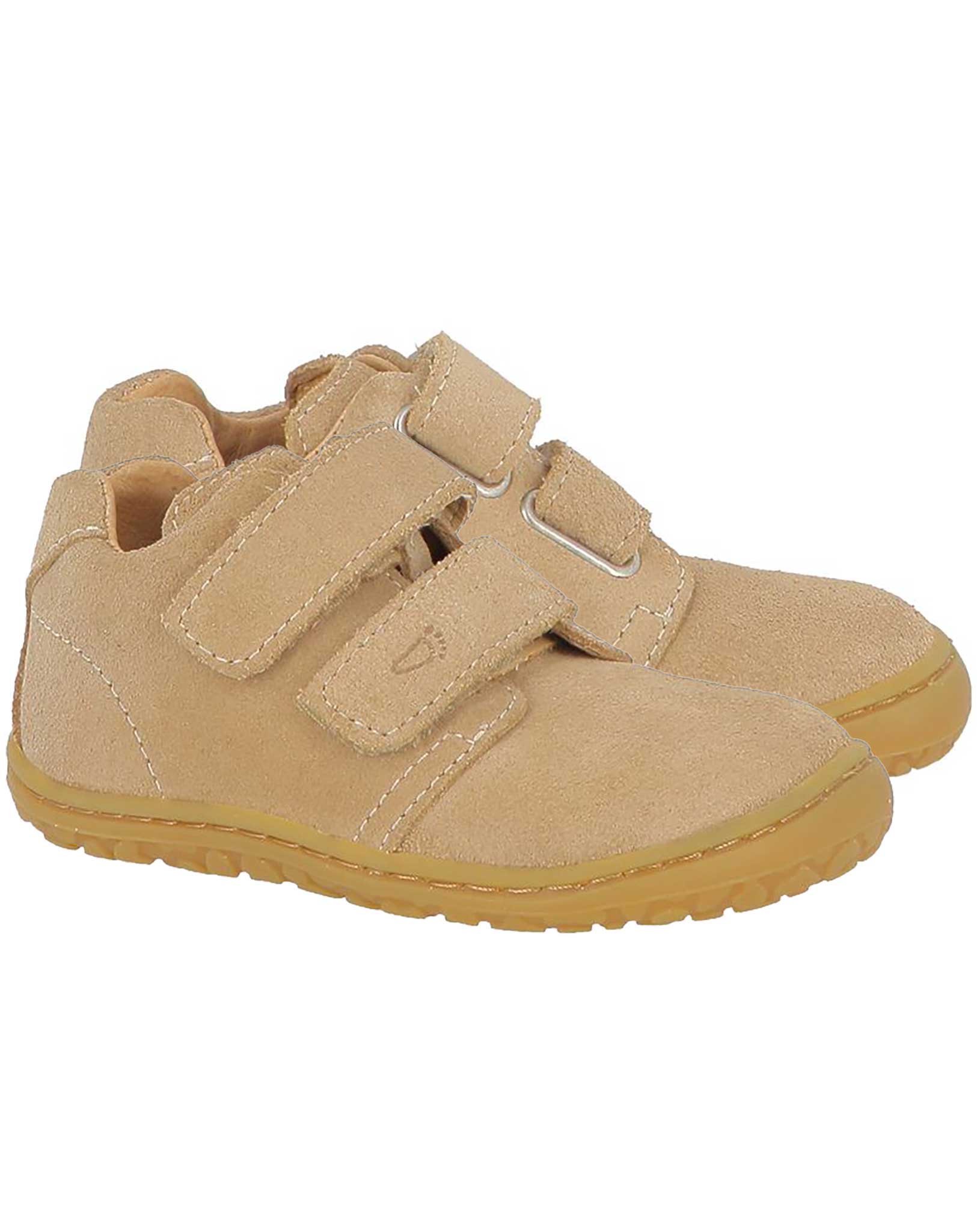 Kletthalbschuhe NOAH BAREFOOT SUEDE in cappuccino