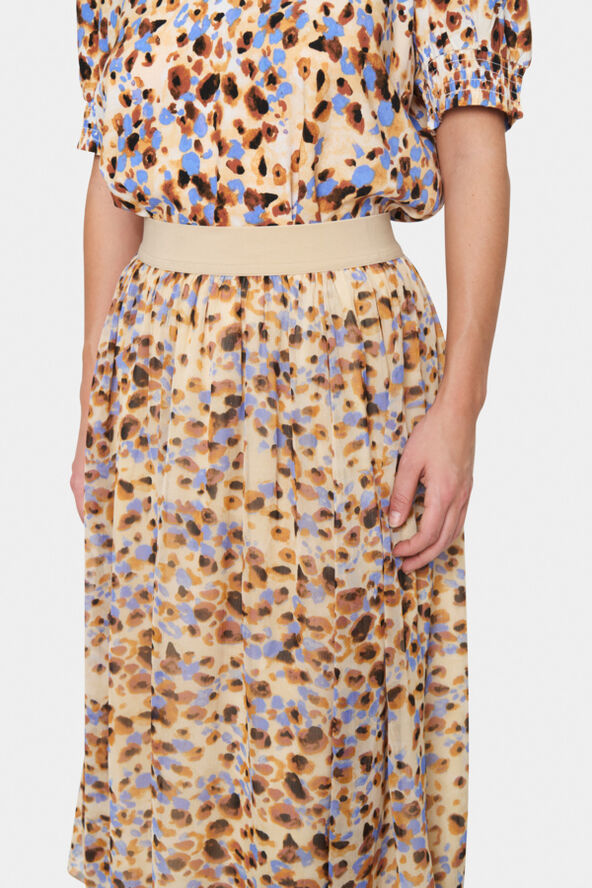 Saint Tropez ToralSZ Skirt Birch dot leopard