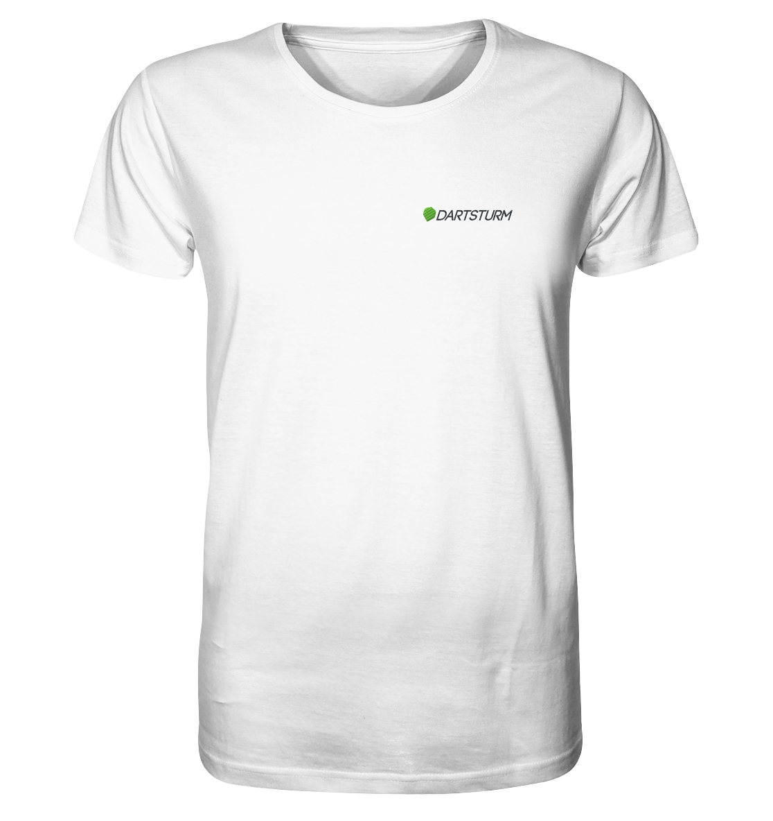 DartSturm - Logo Schwarz Herren Shirt (Stick)