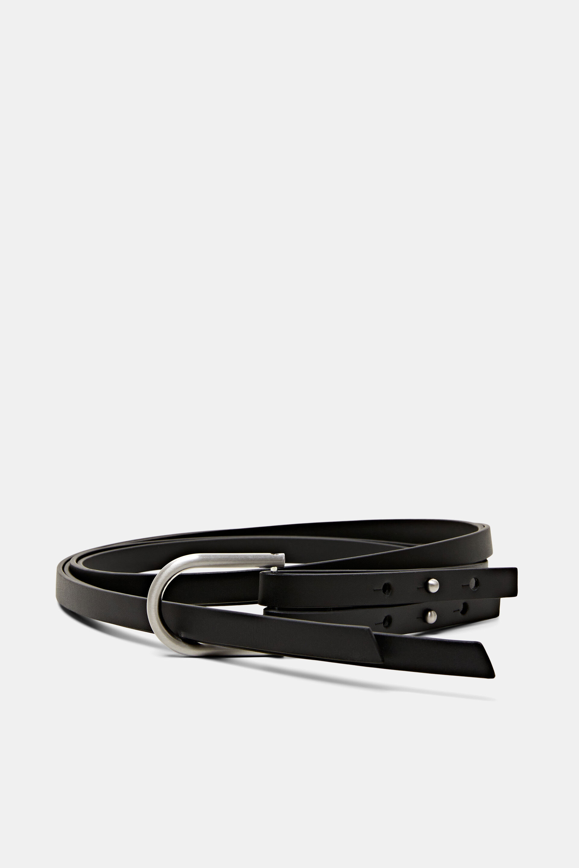 Ceinture taille haute en cuir véritable