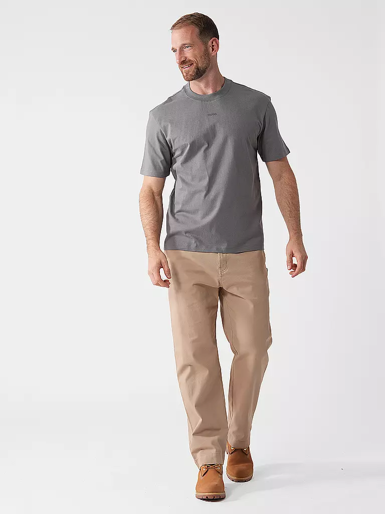 HUGO T-Shirt DAPOLINO grau