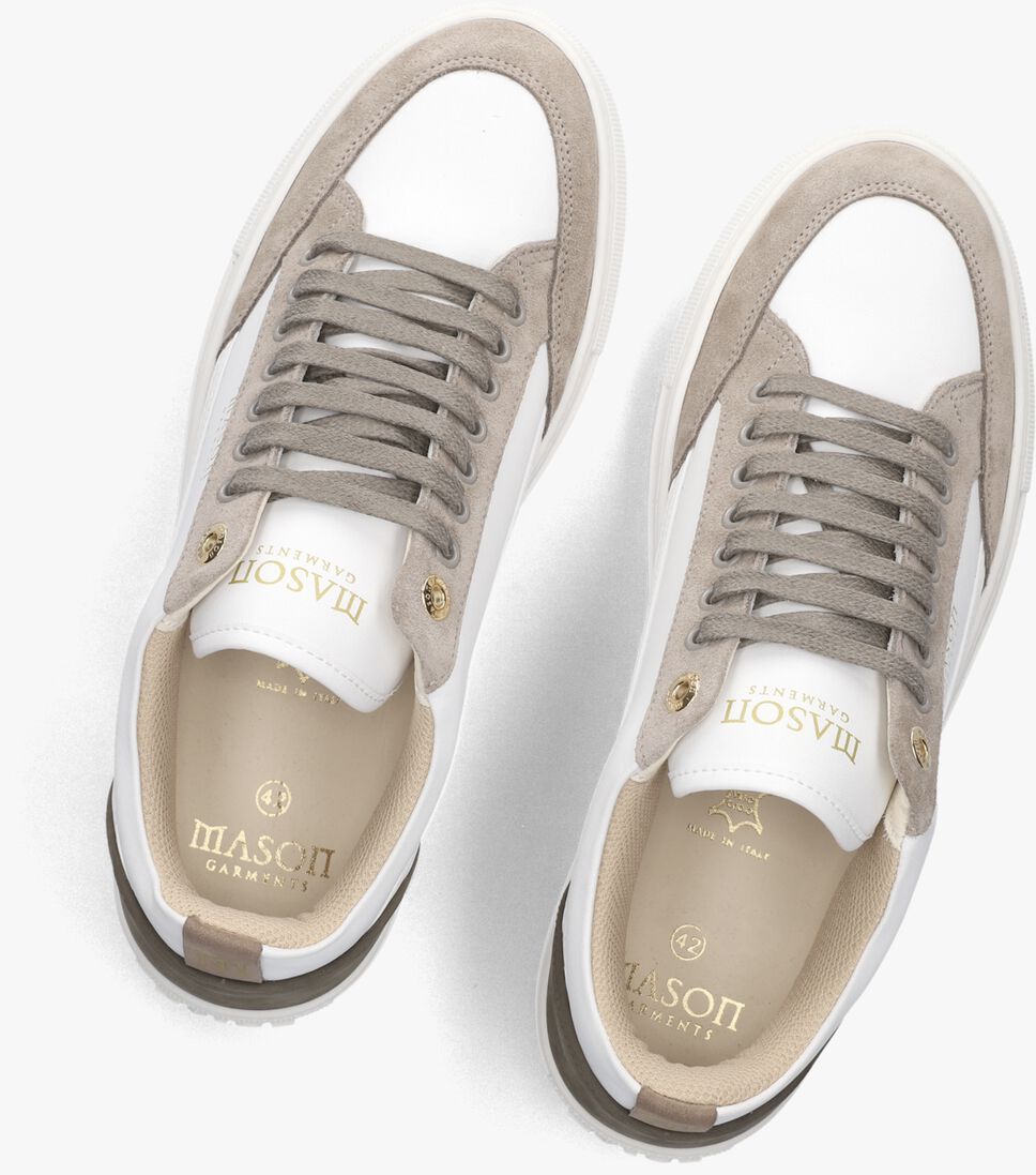 witte mason garments lage sneakers tia ludico