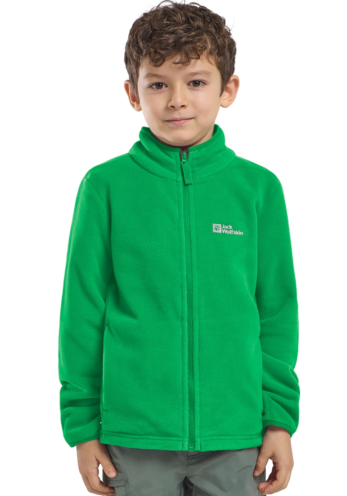Jack Wolfskin Fleecejacke »TAUNUS JACKET K« Winddicht, wärmend, atmungsaktiv, Übergangsjacke, für Kinder