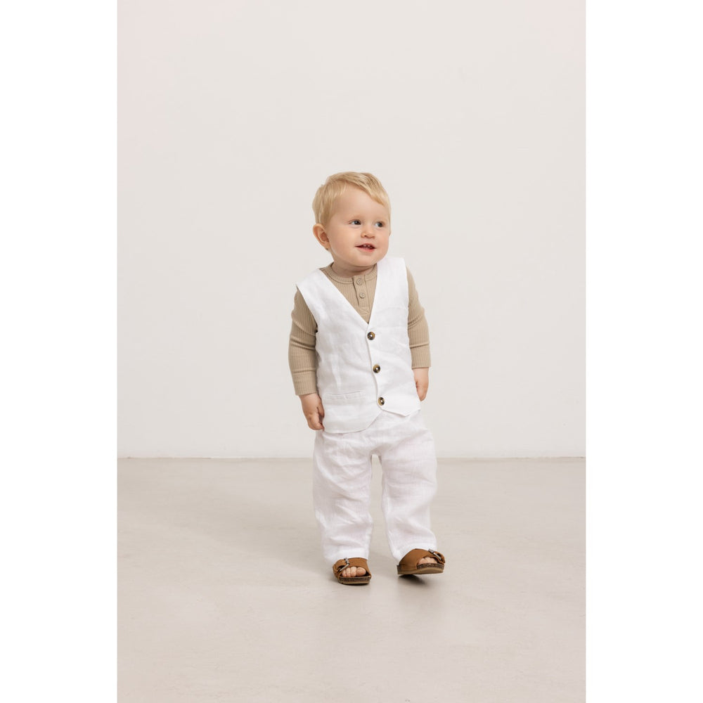 Køb MarMar Linen White Panu L Bukser