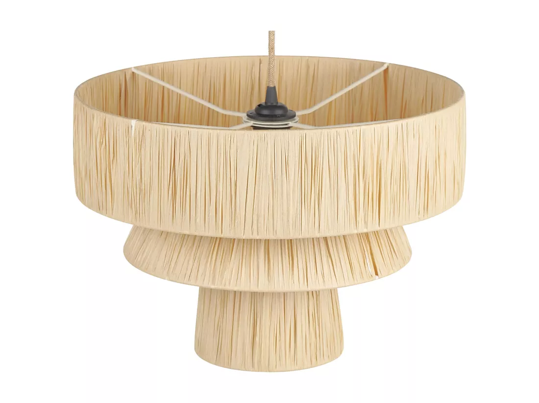 Lampe suspension CHAMBO Papier Naturel