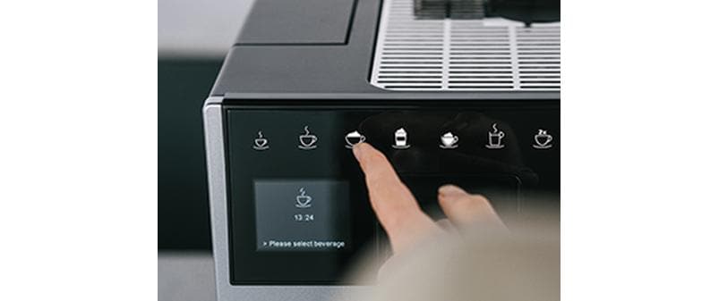 Kaffeevollautomat CI Touch Silber<br>Zweitassen-Vollautomat mit Vielfalt und Individualität auf Knopfdruck!