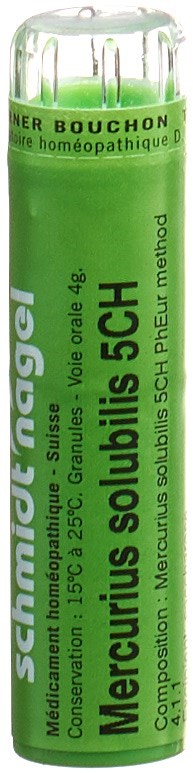 SCHMIDT-NAGEL Mercurius solubilis 5 CH<br>4 g, Granulat