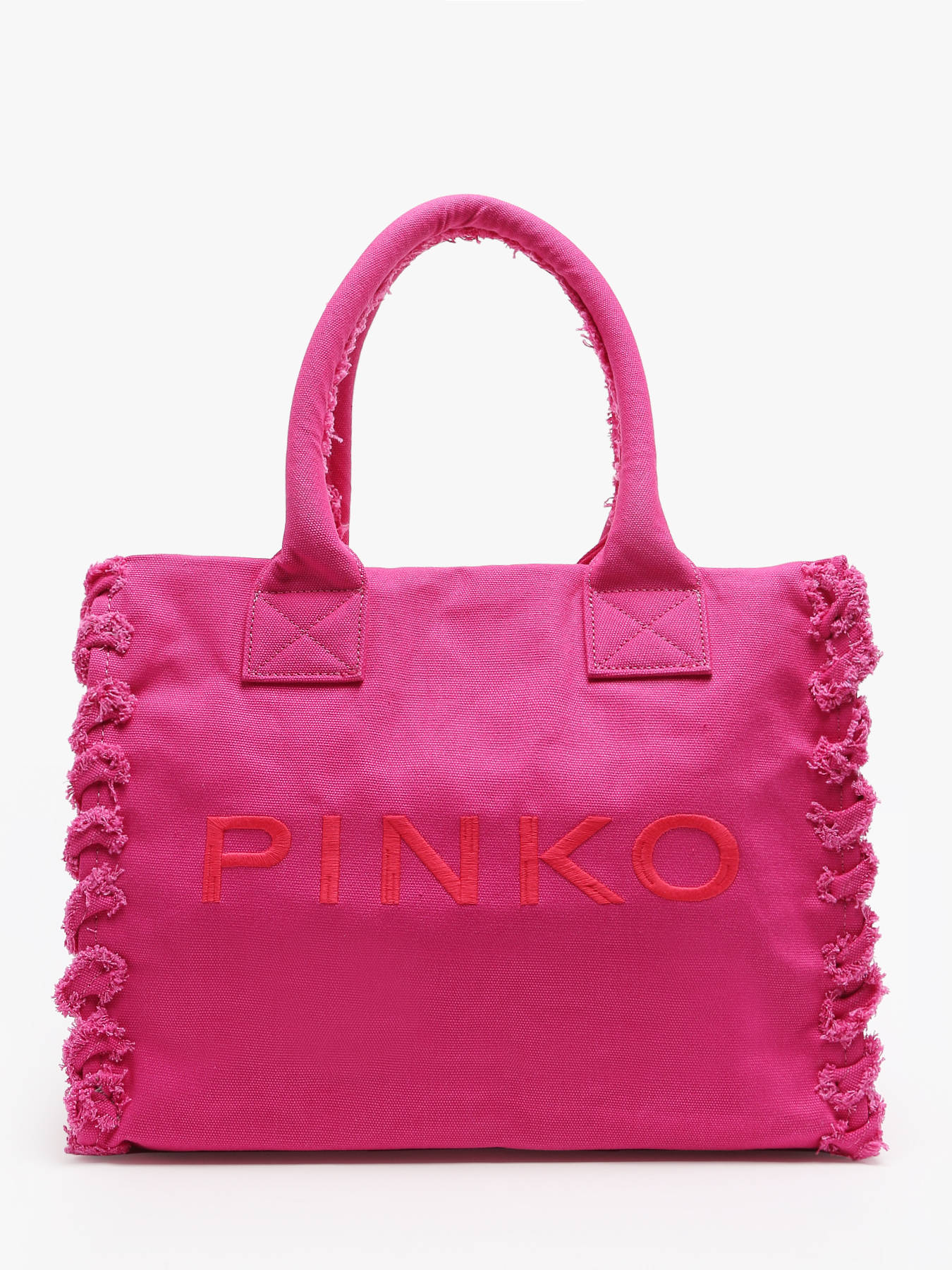 Sac port paule Logo shopper coton PINKO