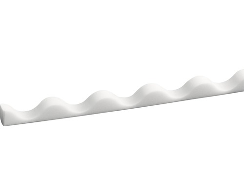 Gutta profiel afdichtstrip Sinus 76/18 wit lengte 760 mm verpakking = 10 stuks