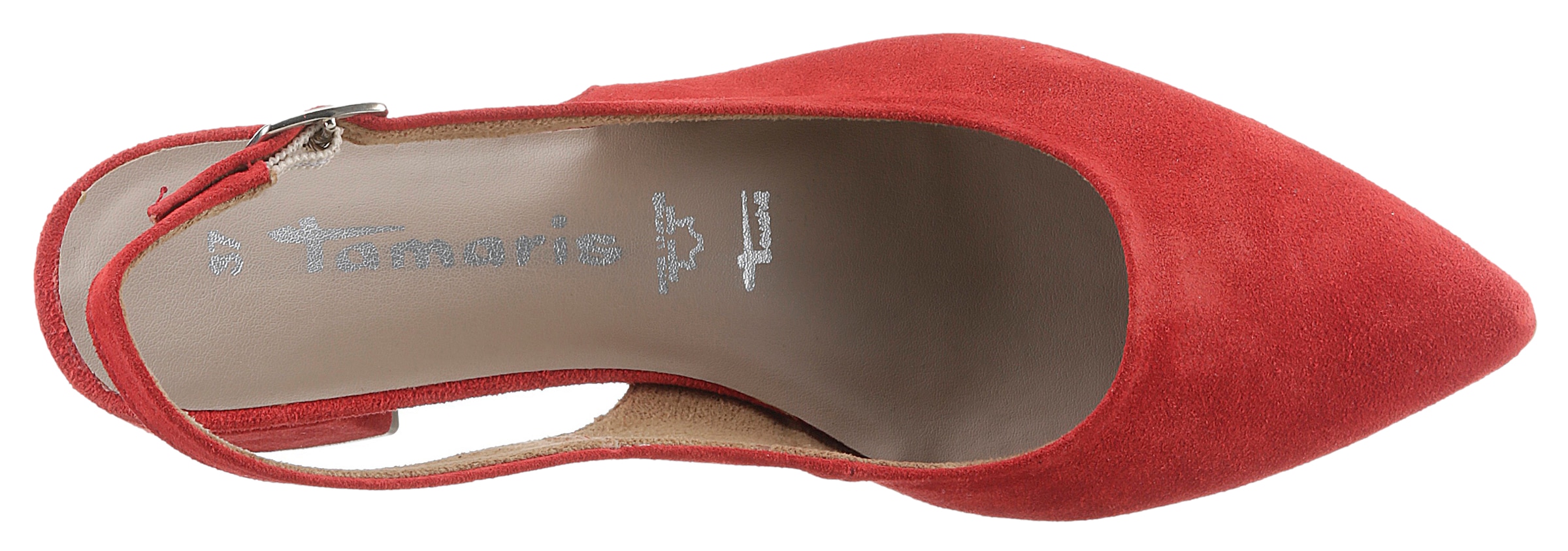 Tamaris Slingpumps  , Blockabsatz, Abendschuh, Sommerschuh mit verstellbarem Riemchen