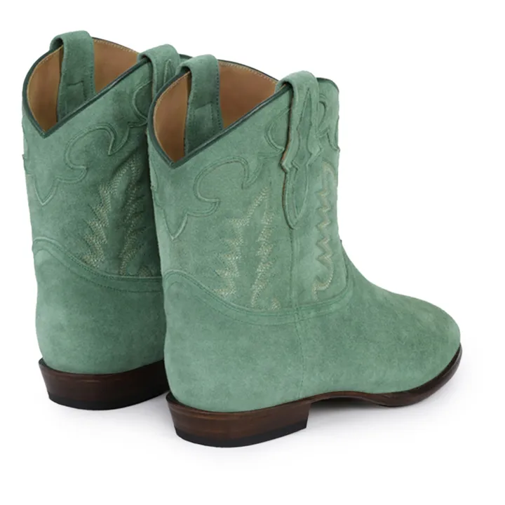 Shiloh Heritage Boots Early Midnight Daim | Vert