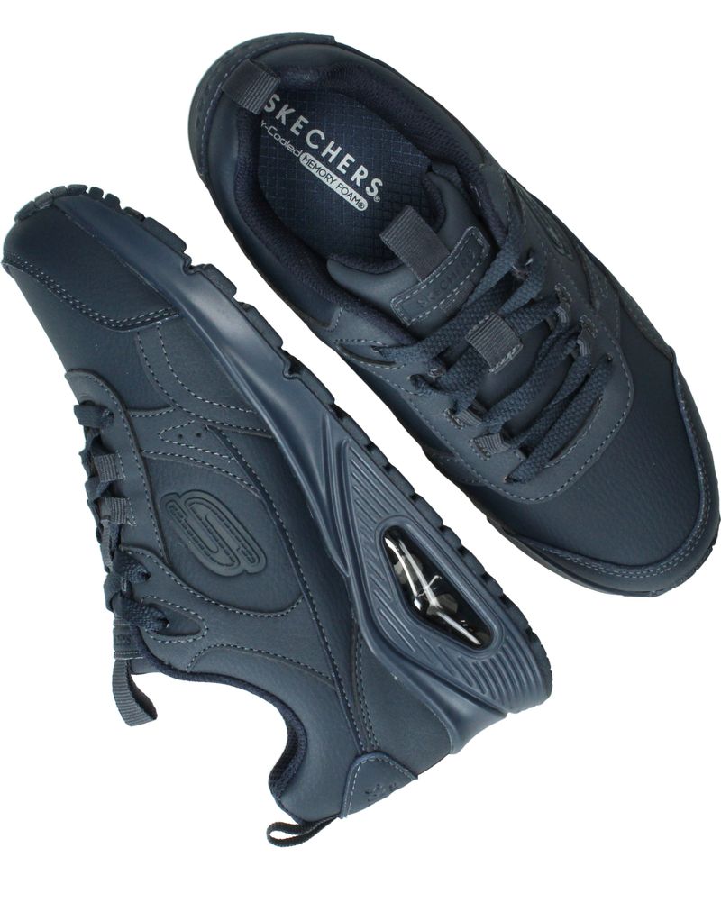 Skechers Uno Gen1 Class Edge Sneakers Blauw Jongens