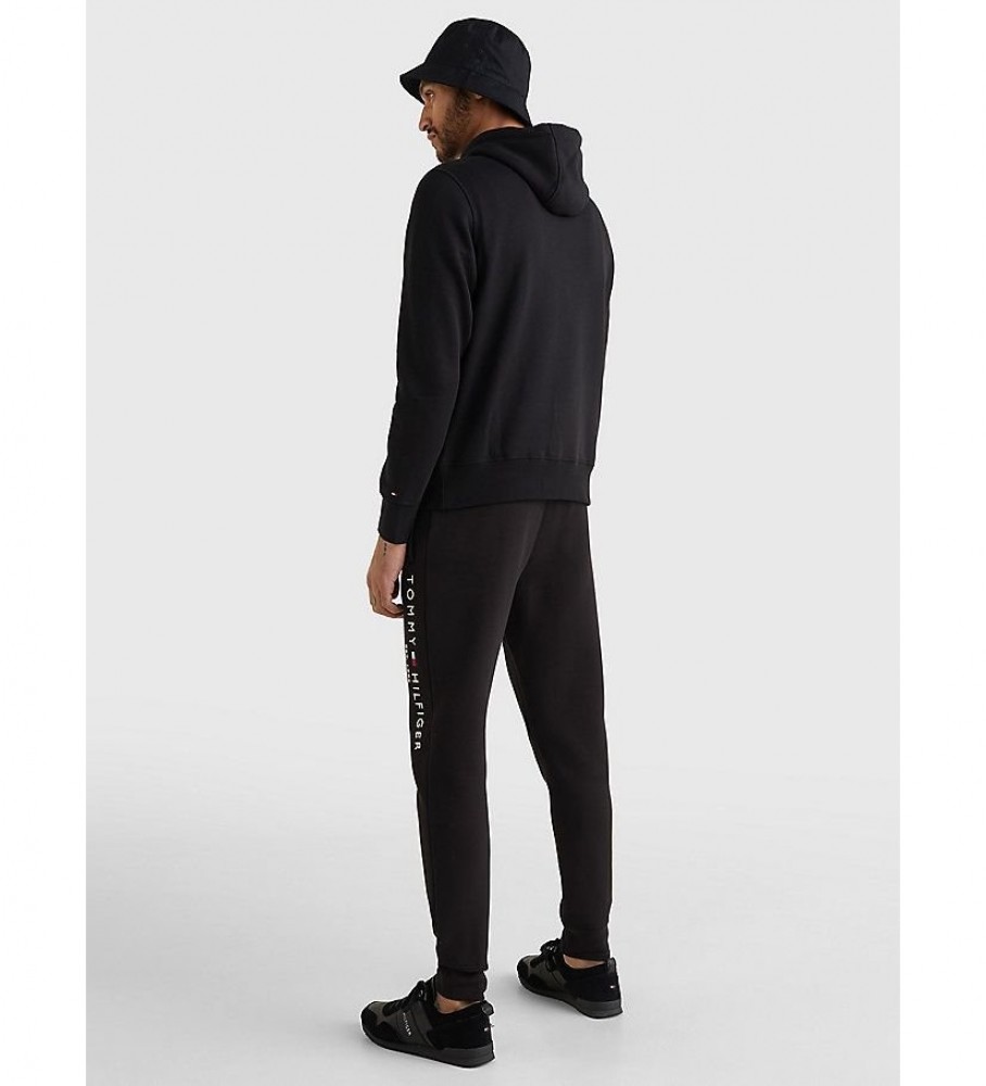 Moletom com capuz Tommy Hilfiger Core Logo - Preto