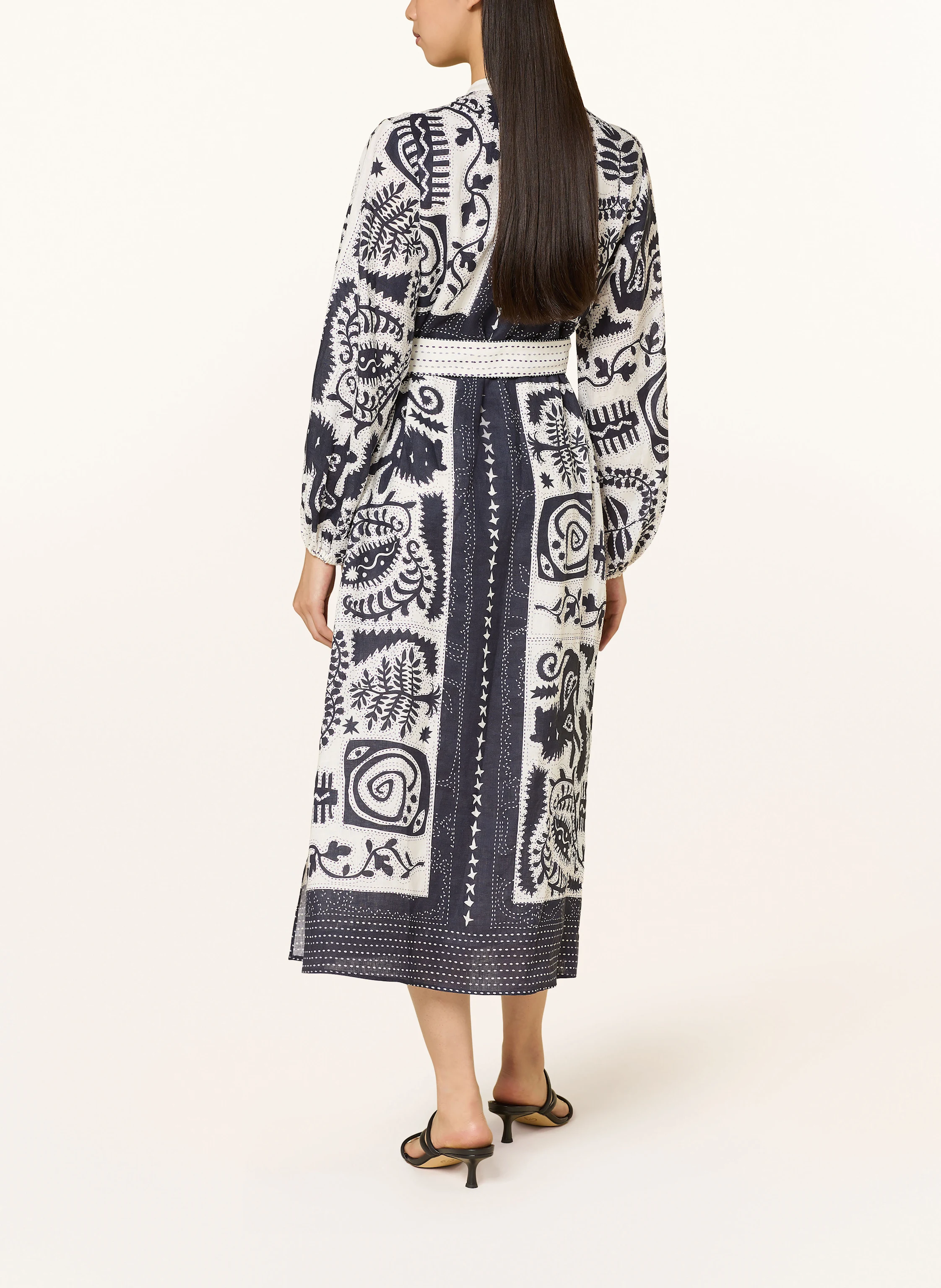 IVI collection Hemdblusenkleid aus Leinen
