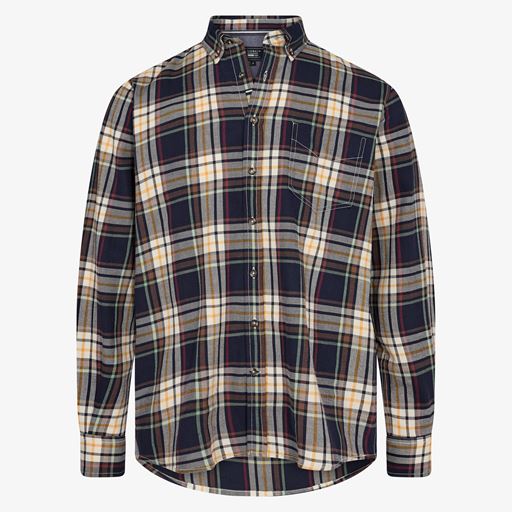 Signal Sibarney Check Skjorte, Deep Marine, M