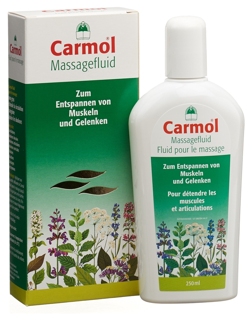 Carmol Massagefluid<br>250 ml, Flasche, Emulsion zur Anwendung auf der Haut