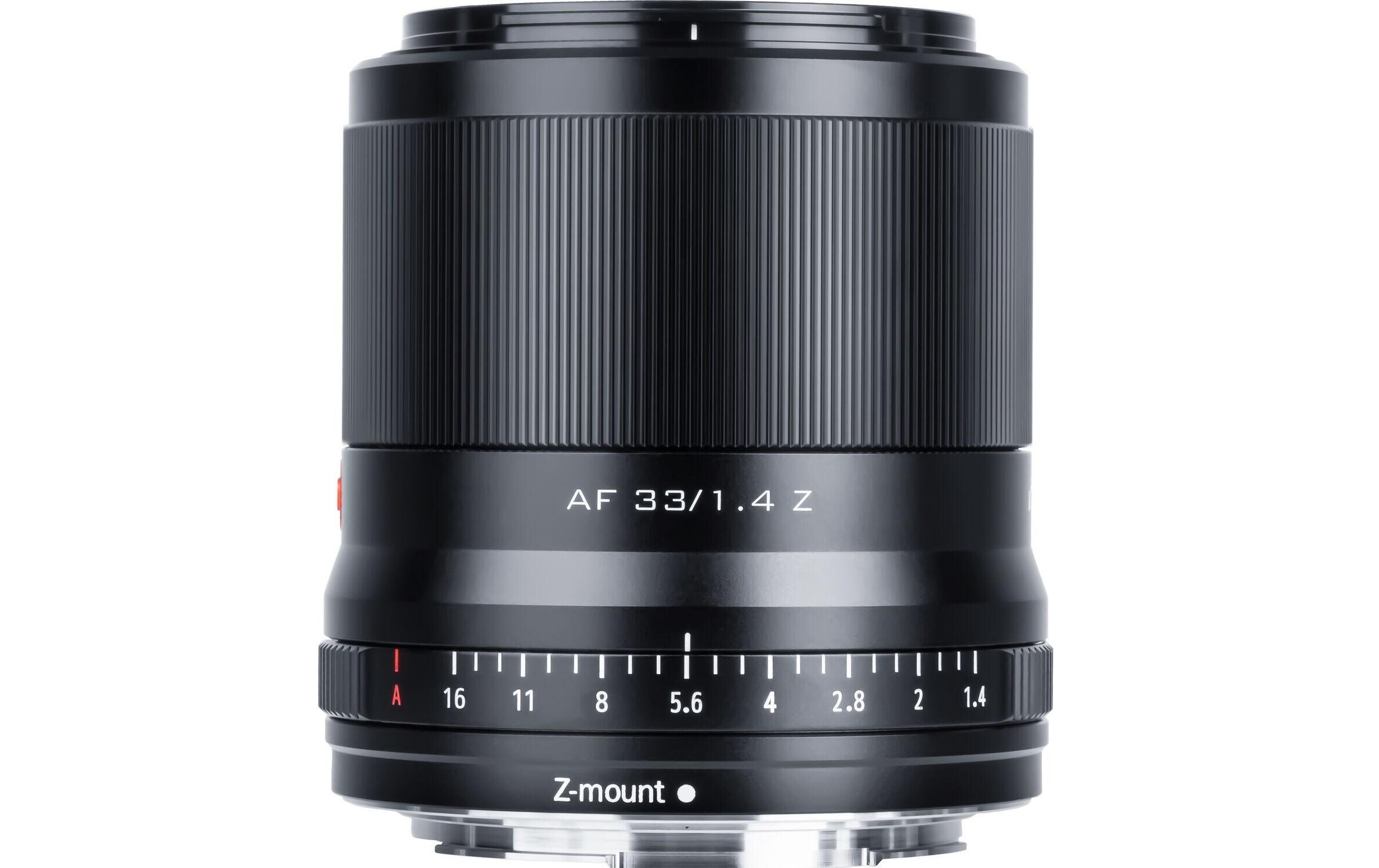 Festbrennweite AF 33mm F/1.4 – Nikon Z<br>Festbrennweitenobjektiv mit eine hohe Lichtstärke und STM-Autofokusmotor