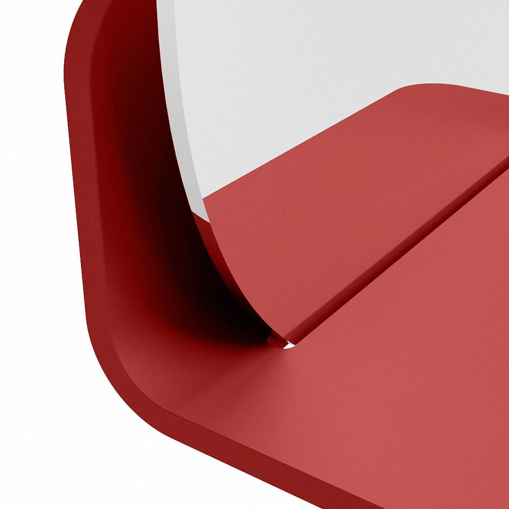 Mondiaz Spot spiegel rond Ø30cm met planchet fire